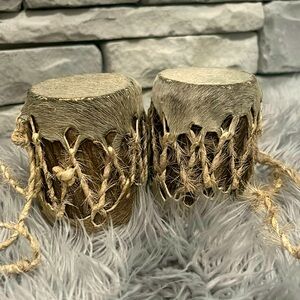 Vintage hide drums